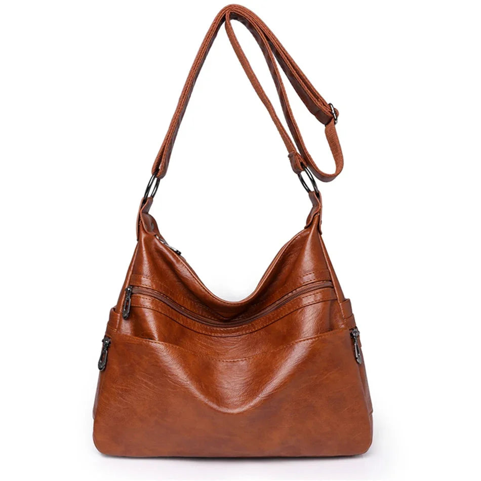 Luxury Messenger Bag for Women – Large Capacity Crossbody Shoulder Tote