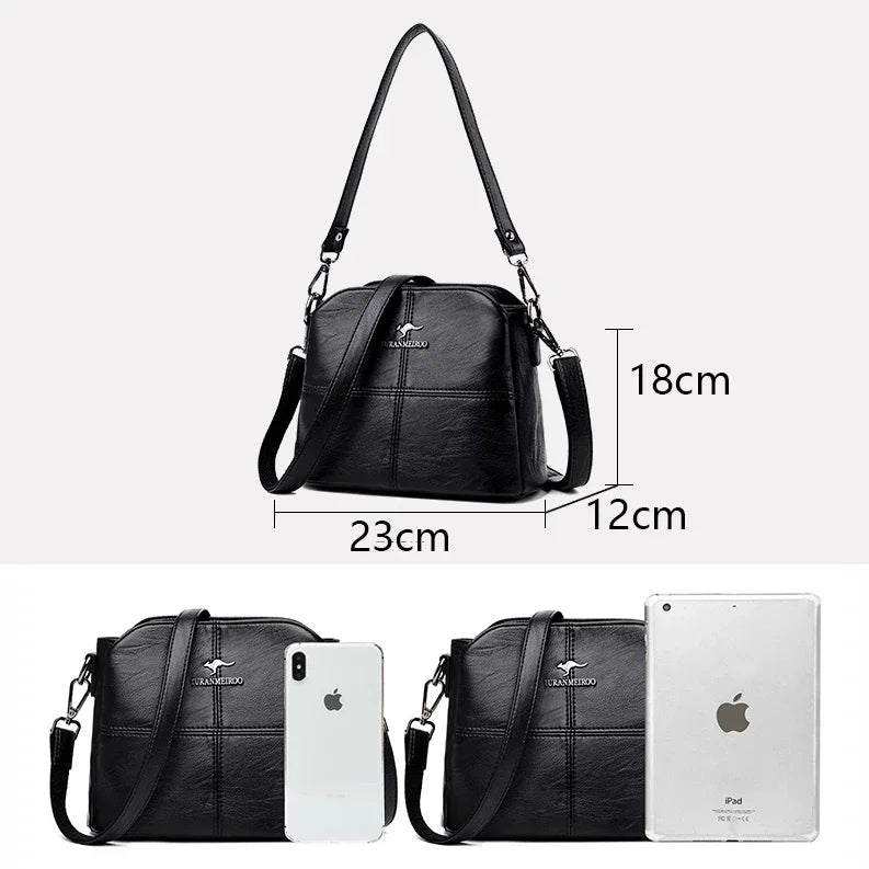 Square Shoulder Bag for Women – Luxury Crossbody Handbag