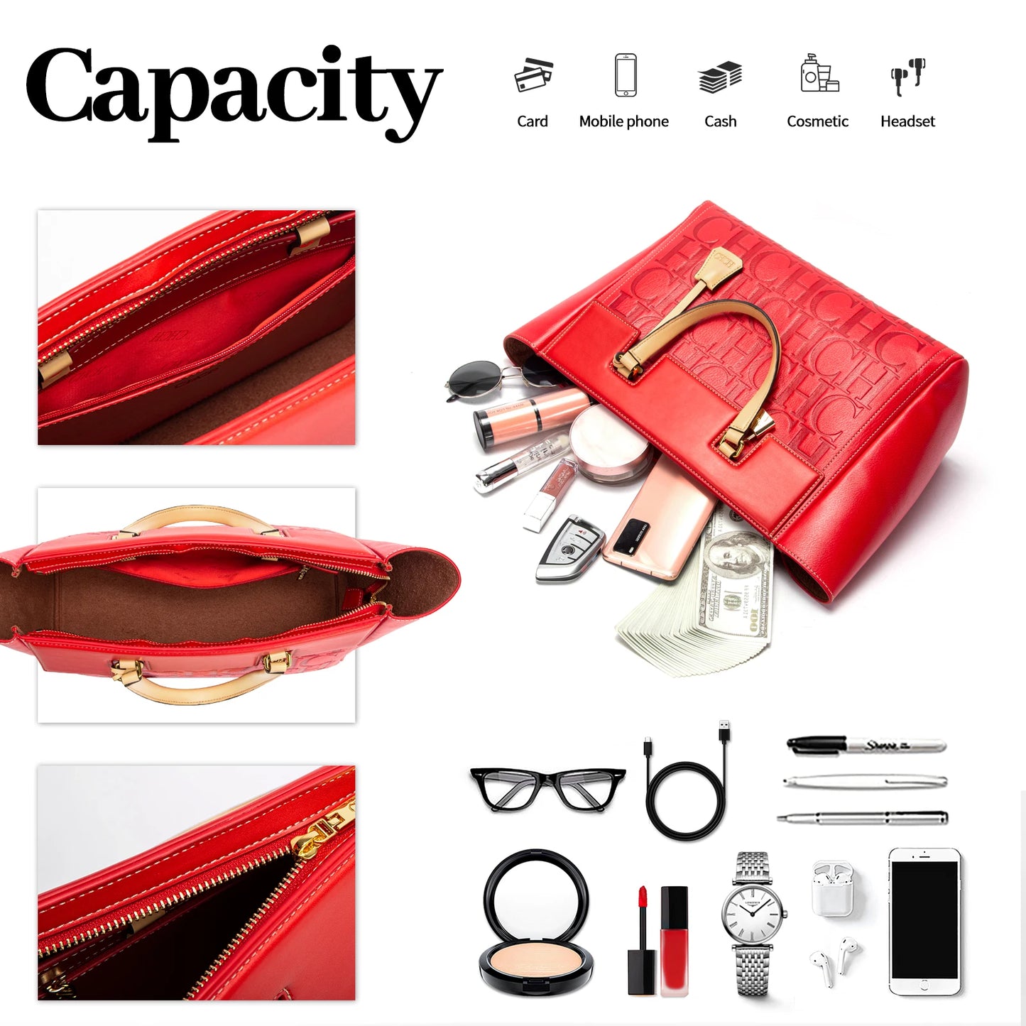2025 Women’s Leather Handbag